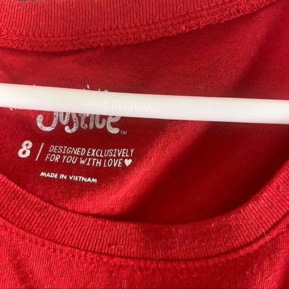 Girls Sz 8 Red Justice What your dog really wants - Picture 5 of 5